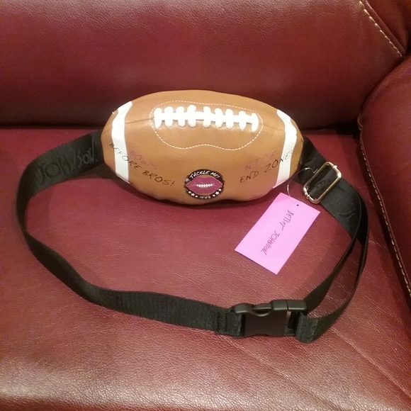 Betsey Johnson Handbags - NWT Betsey Johnson Football Fanny Pack FirmPrice